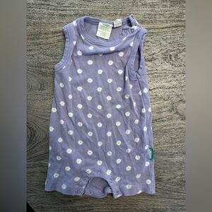 Parade Purple Baby Romper with Daisy Print
